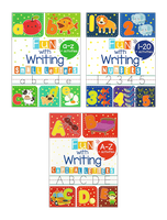 FUN WITH WRITING SERIES SET OF 3 (CAPITAL LETTERS, SMALL LETTERS, & NUMBERS)