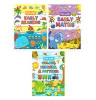 FUN WITH READING & MATHS SERIES SET OF 3 (EARLY READING, EARLY MATHS, & COLORS,NUMBERS,&PATTERNS)