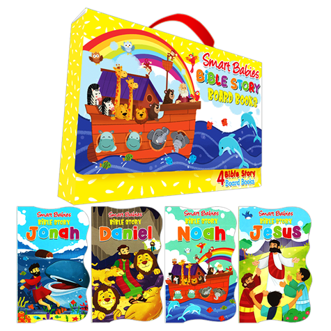 SMART BABIES-BIBLE STORY BOARD BOOKS WITH CARRY CASE