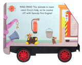 2 IN 1 PULL-BACK STORYBOOK FUN-THE SPEEDY FIRE ENGINE