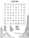COLORING AND WORD SEARCH BOOK-AROUND THE WORLD