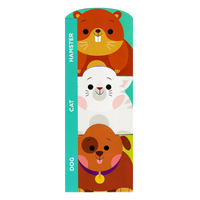 STACK BOOK-DOG,CAT,HAMSTER - HOME CRITTERS