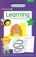 LITTLE GENIUS LEARNING FUN 5 PADS FOR AGES 3-4