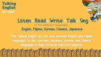 TALKING ENGLISH SET WITH 5 LANGUAGES