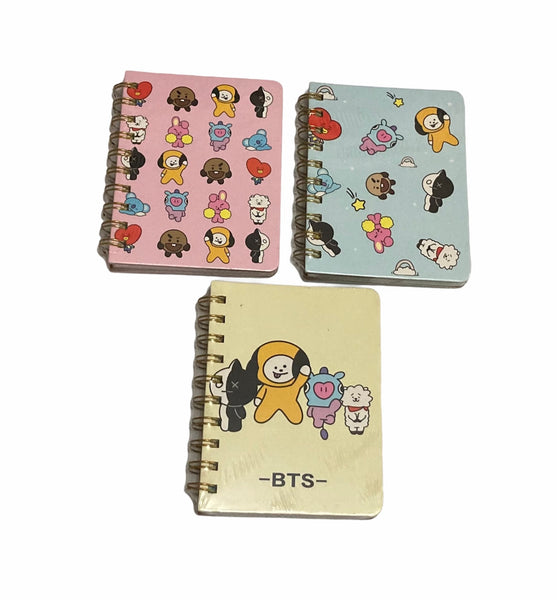 BT21 Spring Small Notebook (set of 3)